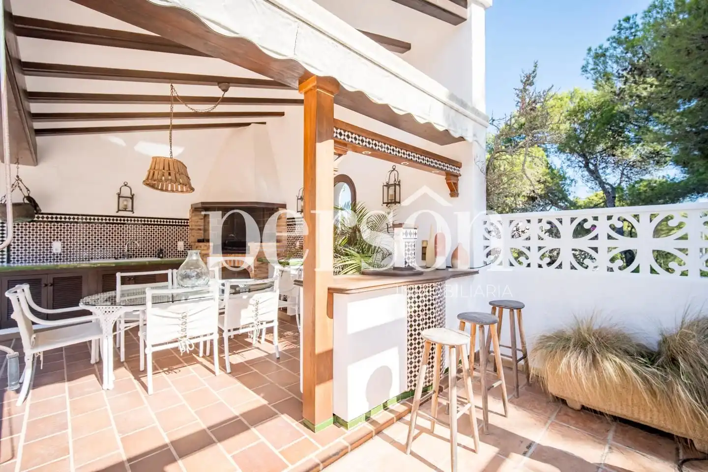 Terrace of Houses for sale in Jávea / Xàbia  with Air Conditioner, Heating and Private garden