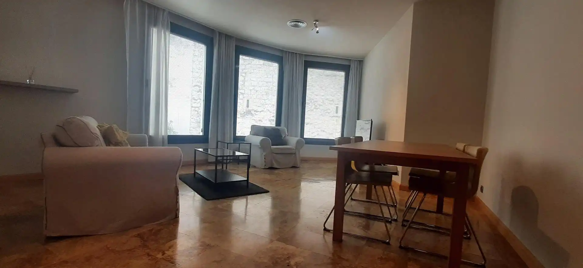Living room of Flat for rent in Sitges  with Air Conditioner, Heating and Furnished