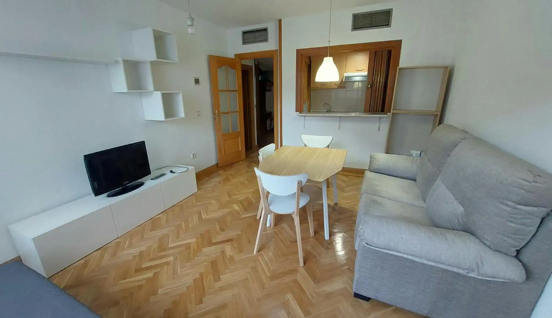 Living room of Flat for rent in Barrio de Salamanca