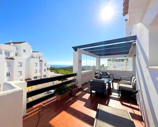 Exterior view of Attic for sale in Estepona  with Air Conditioner, Terrace and Swimming Pool