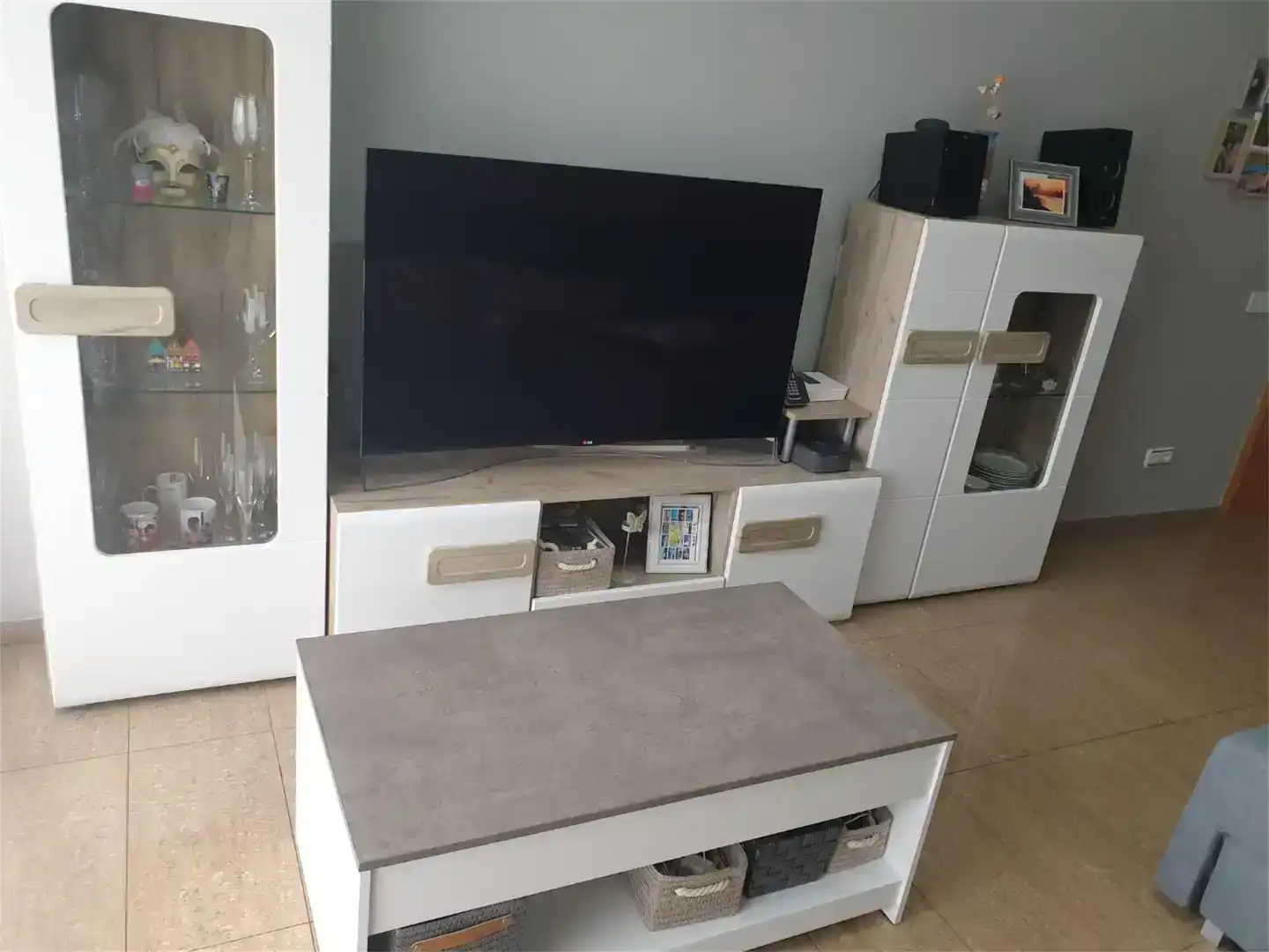 Sala d'estar de Pis en venda en El Morell amb Aire condicionat, Jardí privat i Parquet