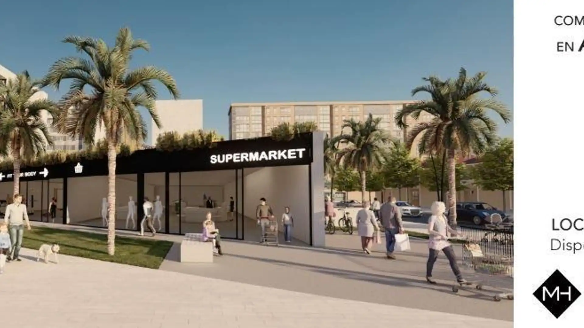 Vista exterior de Local de alquiler en Elche / Elx