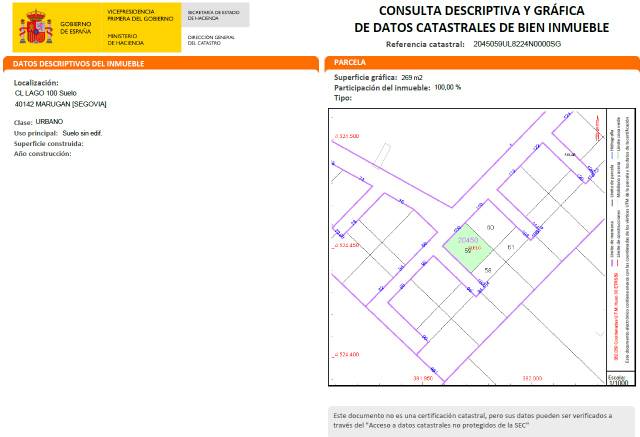 Terreno residencial en Venta en LAGO en Marugán