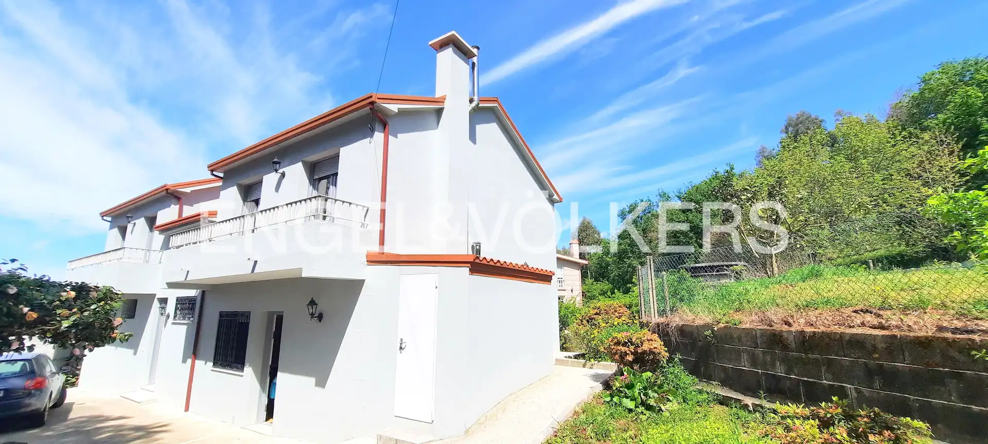 Vista exterior de Finca rústica en venta en Vigo  con Calefacción, Parquet y Terraza