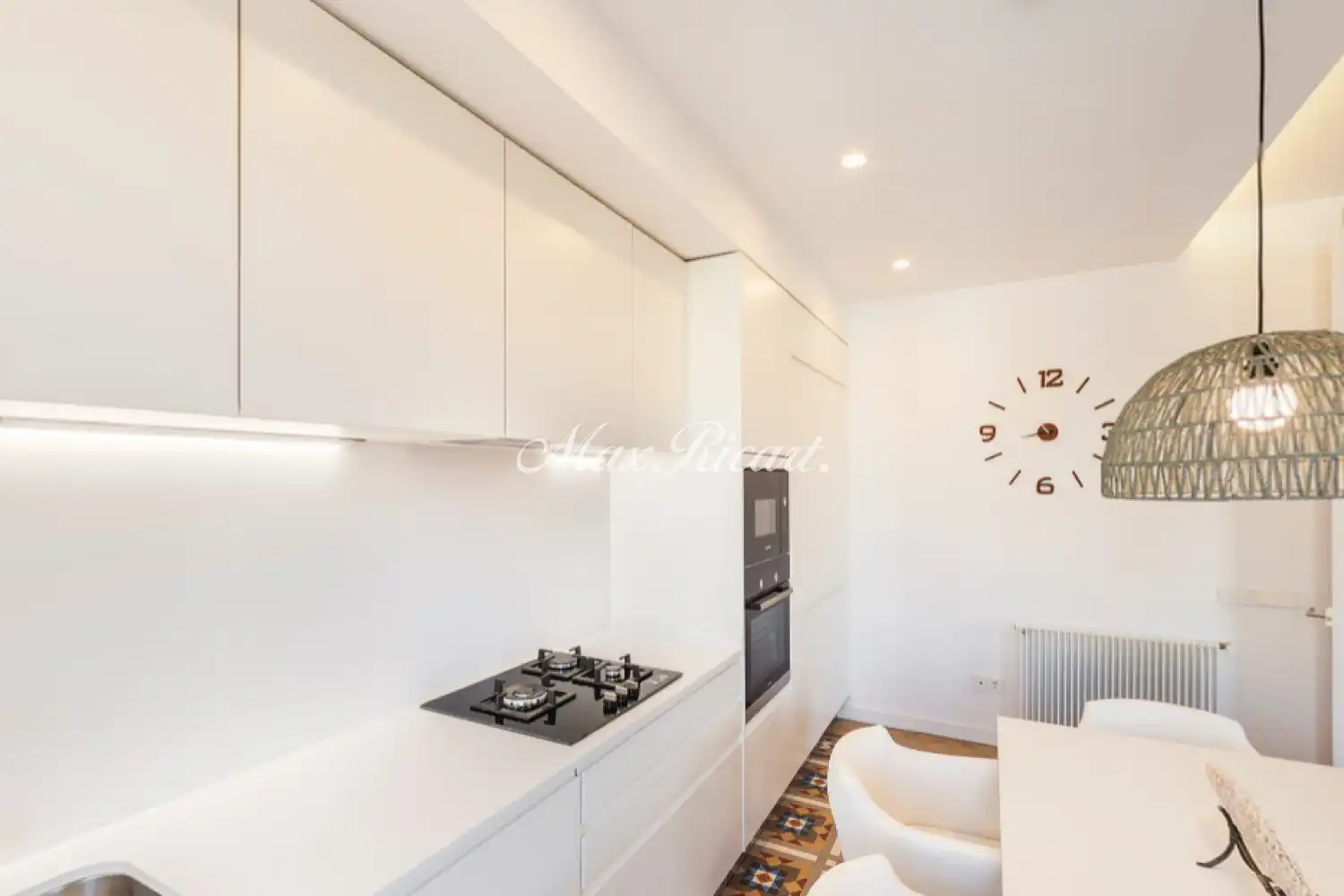 Küche von Wohnung zur Miete in Barcelona mit Klimaanlage, Heizung und Terrasse