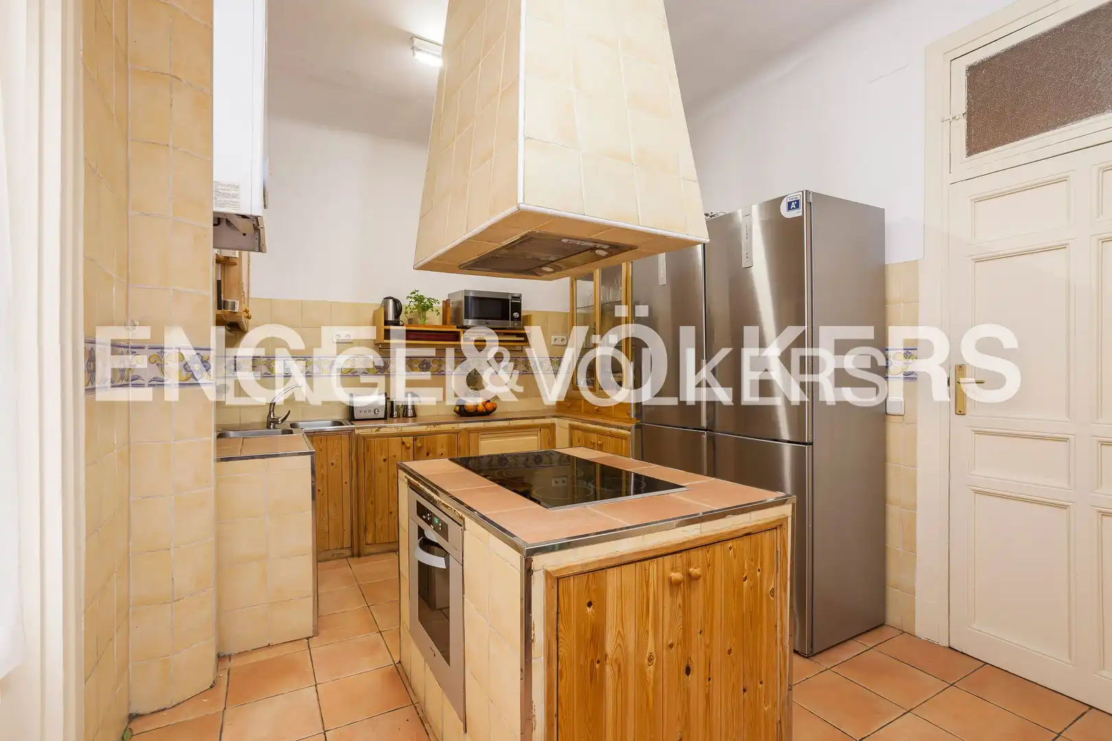 Kitchen of Flat for sale in Madrid  with Heating and Balcony