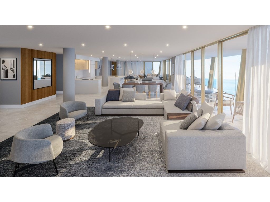 Living room of Attic for sale in Benidorm  with Private garden, Washing machine and Community pool
