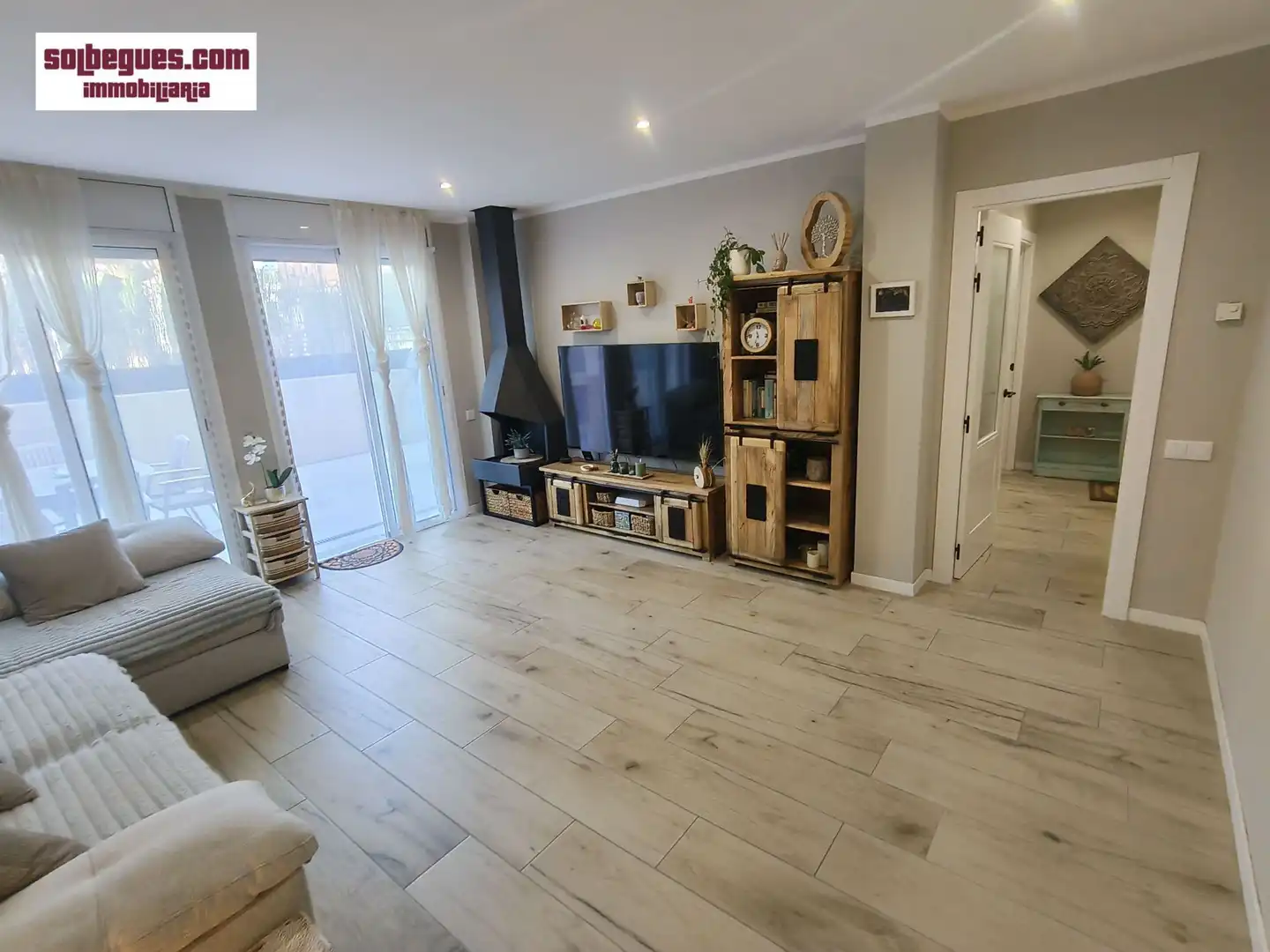 Living room of Flat for sale in Begues  with Heating and Terrace