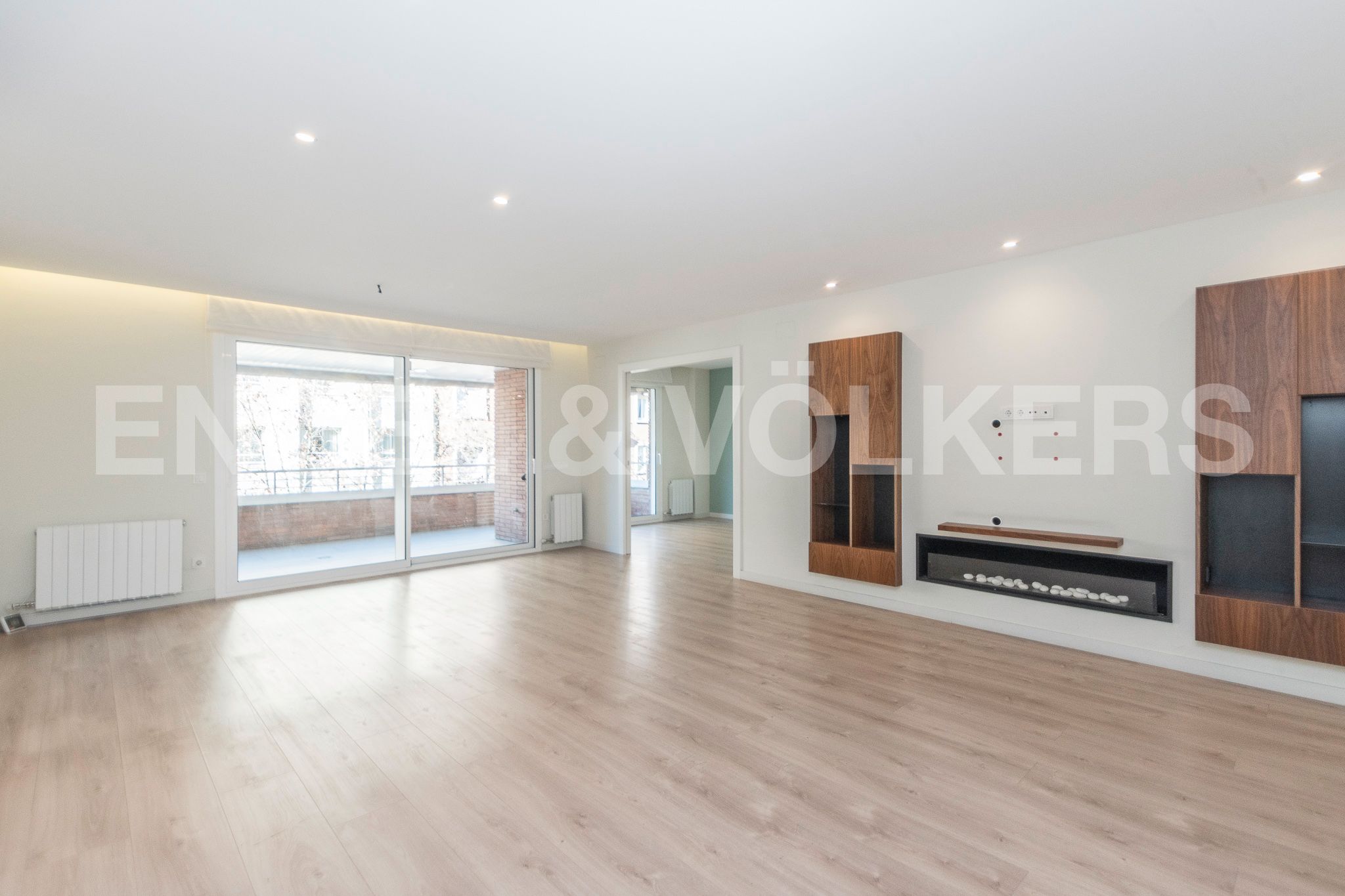 Sala d'estar de Apartament de lloguer en  Barcelona Capital amb Aire condicionat, Calefacció i Parquet