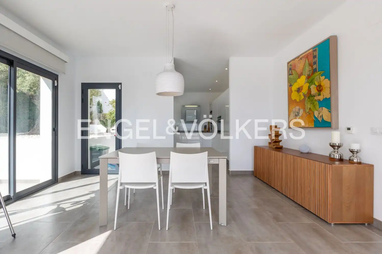 Menjador de Casa o xalet en venda en Jávea / Xàbia amb Aire condicionat, Calefacció i Jardí privat