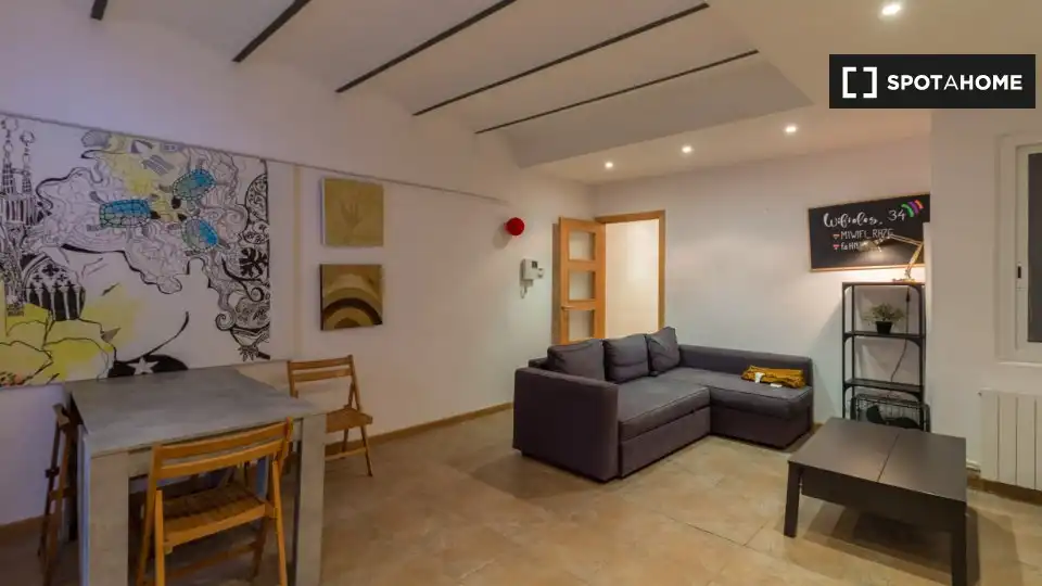 Flat with terrace to rent in Sants - Montjuïc, imagen 5
