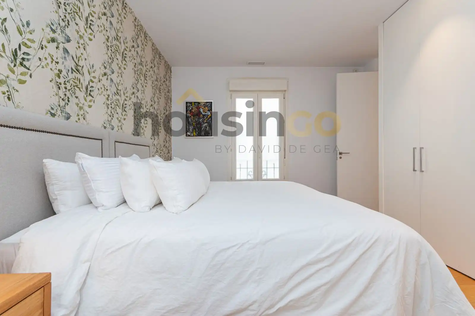 Schlafzimmer von Wohnung zur Miete in Madrid mit Klimaanlage, Heizung und Abstellraum