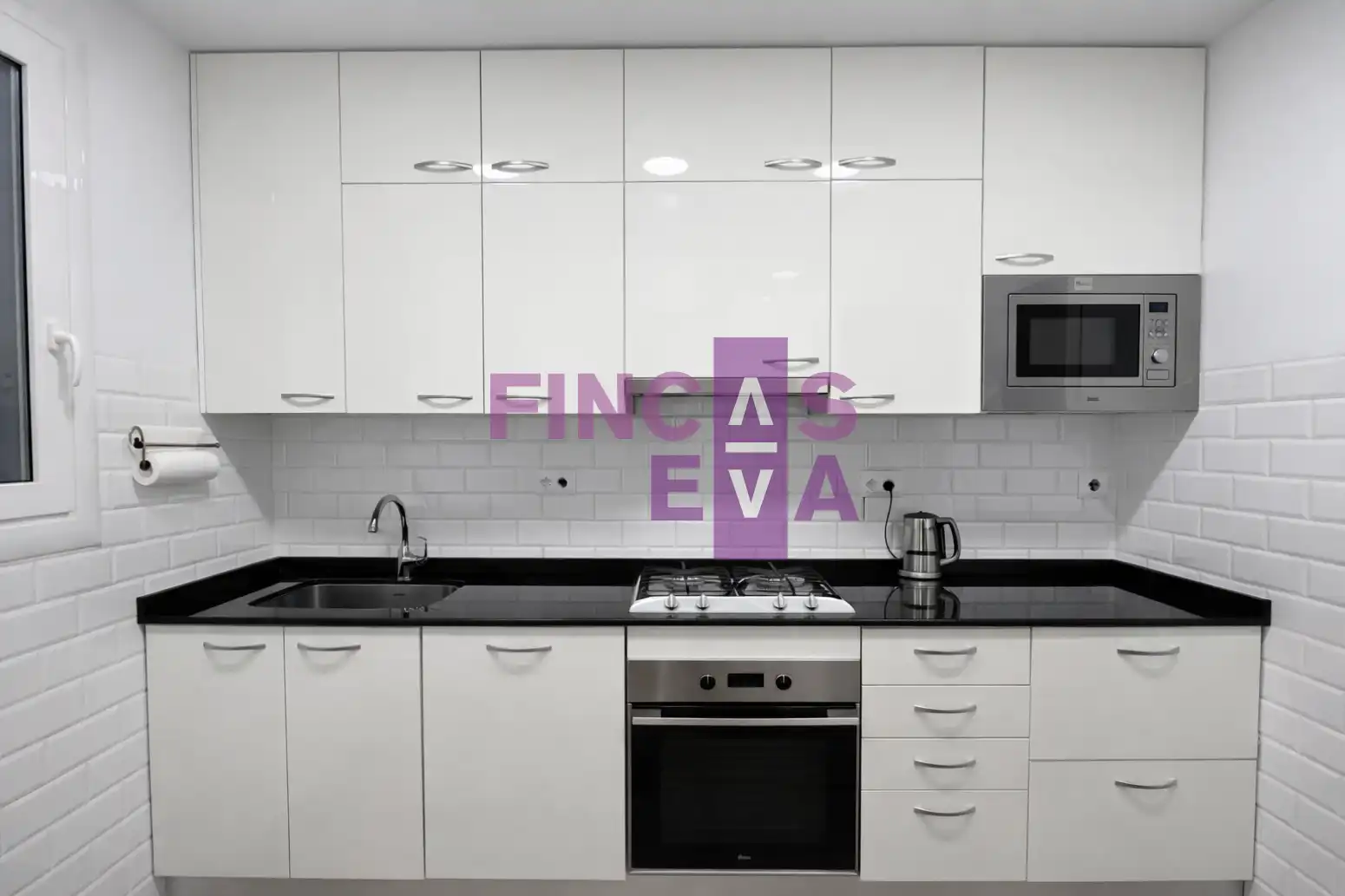 Kitchen of Flat for sale in Barcelona  with Air Conditioner and Heating