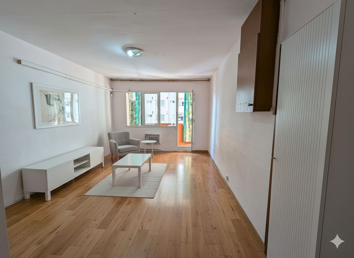 Sala d'estar de Pis en venda en Sabadell amb Balcó