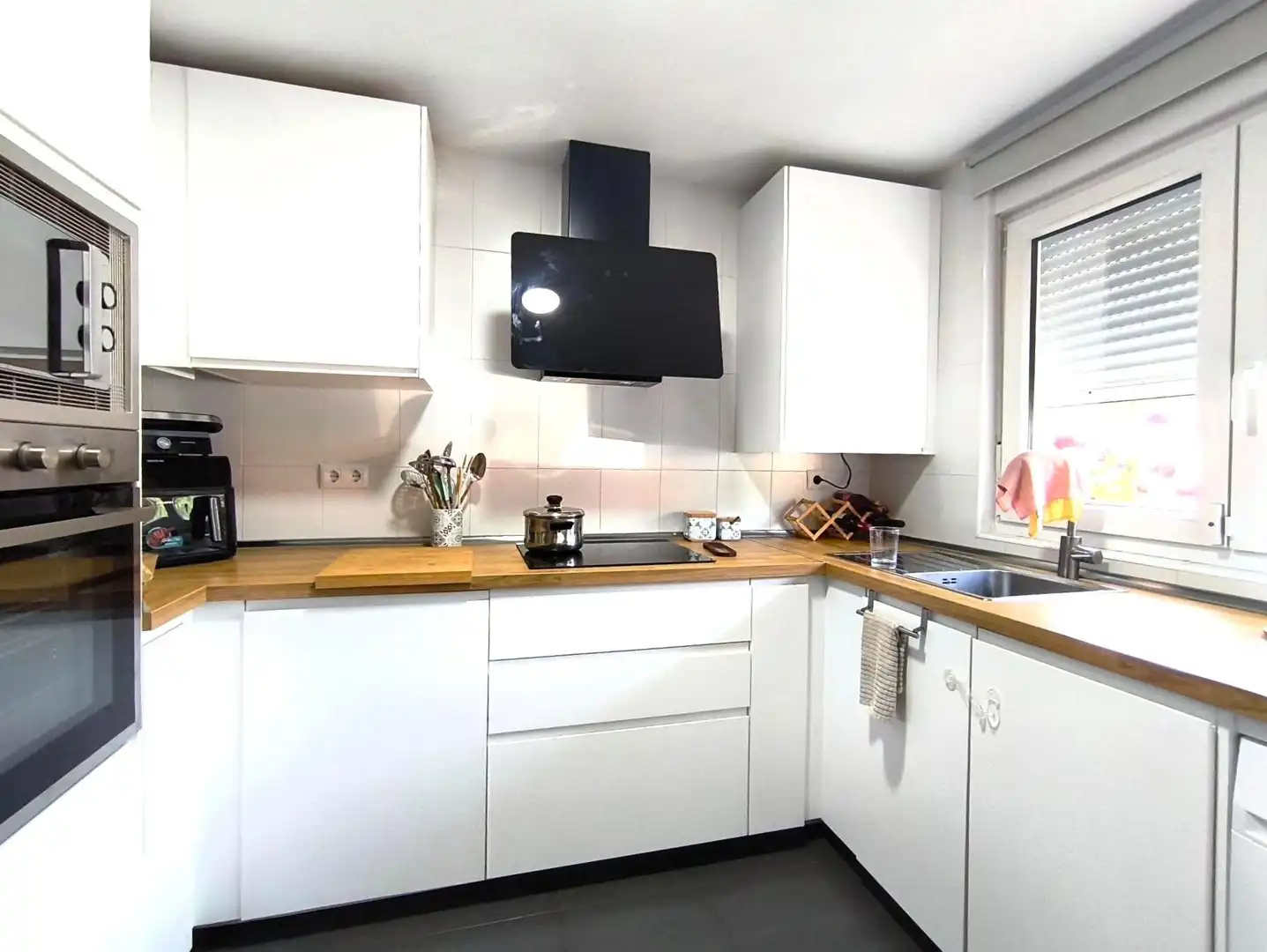 Cocina de Casa o chalet en venta en Santa María de Cayón con Calefacción, Jardín privado y Terraza