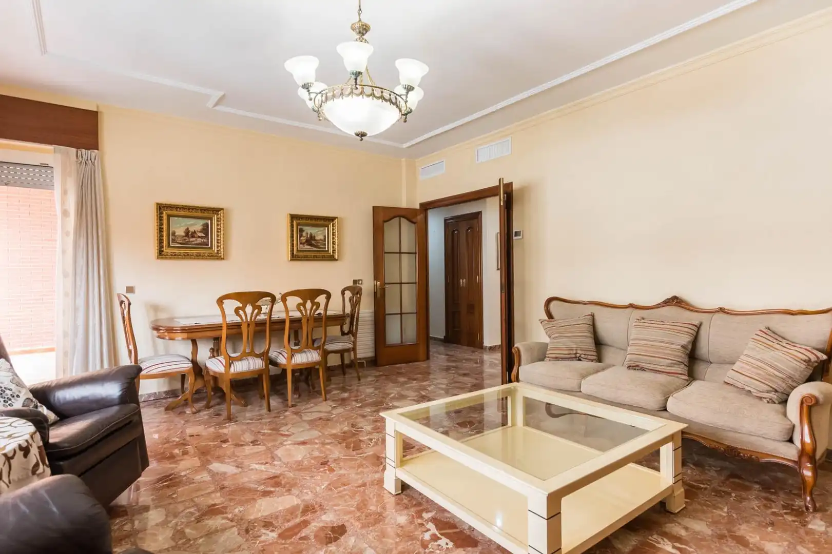 Sala d'estar de Casa o xalet en venda en Alcantarilla amb Aire condicionat, Calefacció i Terrassa
