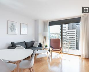 Living room of Flat to rent in L'Hospitalet de Llobregat  with Air Conditioner, Heating and Furnished