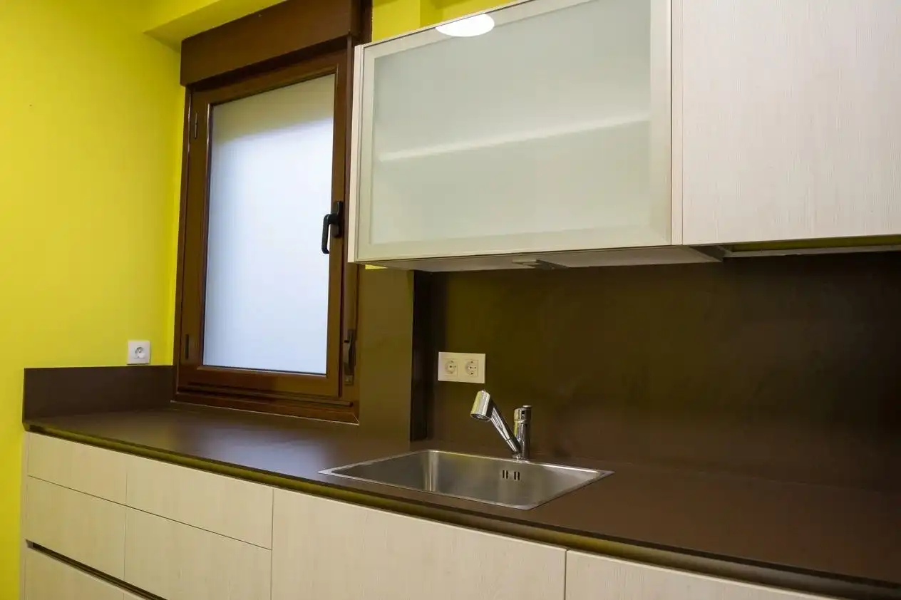 Kitchen of Flat for rent in Oviedo   with Heating and Terrace
