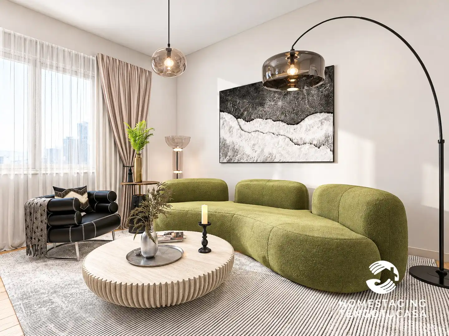 Sala de estar de Piso en venta en Madrid con Aire acondicionado, Calefacción y Amueblado