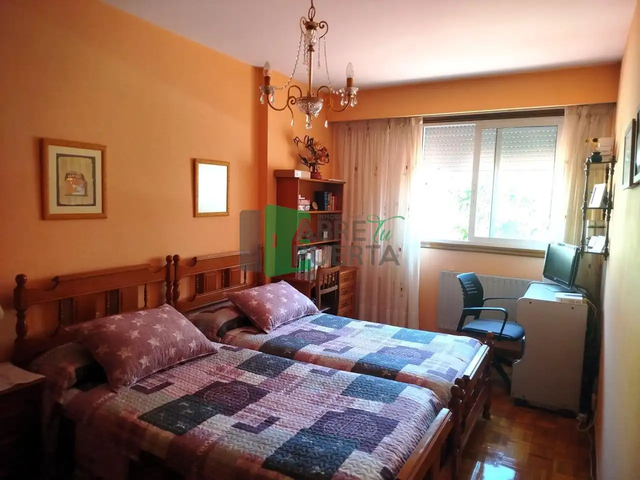 Bedroom of Flat for sale in Ourense Capital   with Heating, Storage room and Balcony