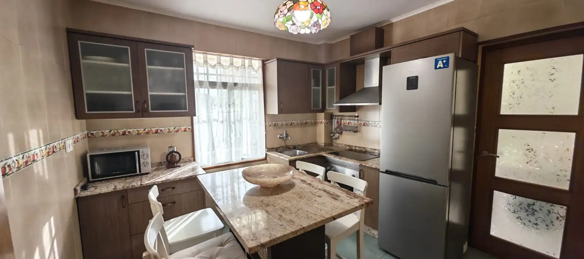 Kitchen of Flat for rent in Ferrol  with Furnished