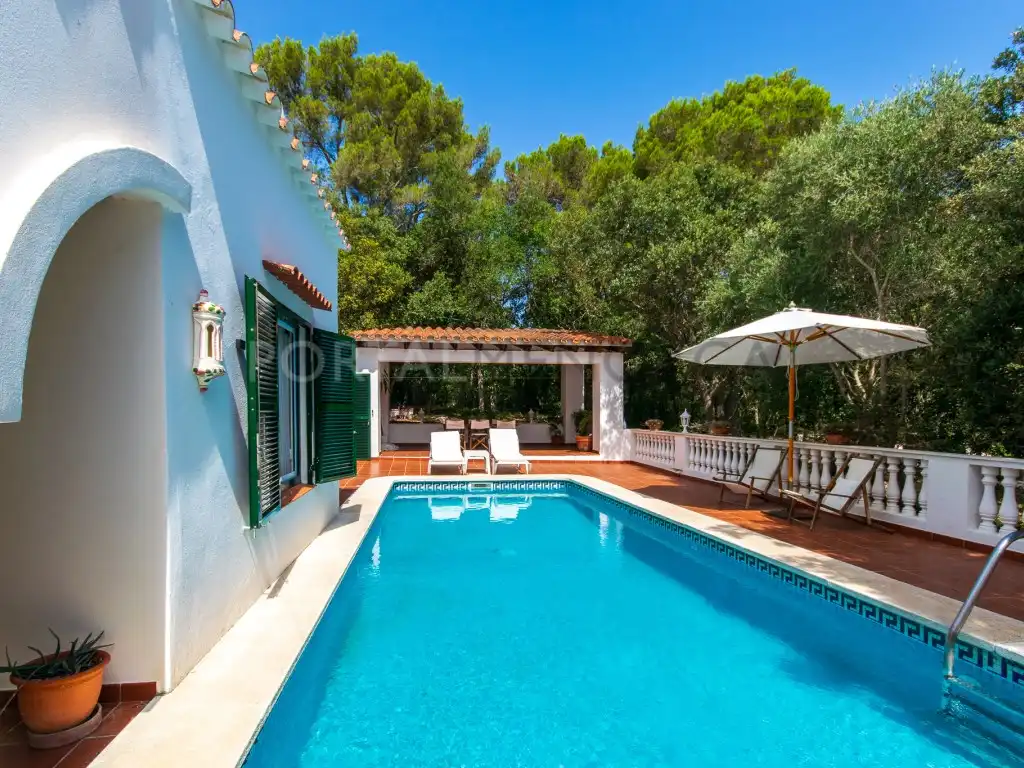Piscina de Casa o xalet en venda en Es Mercadal amb Aire condicionat i Piscina