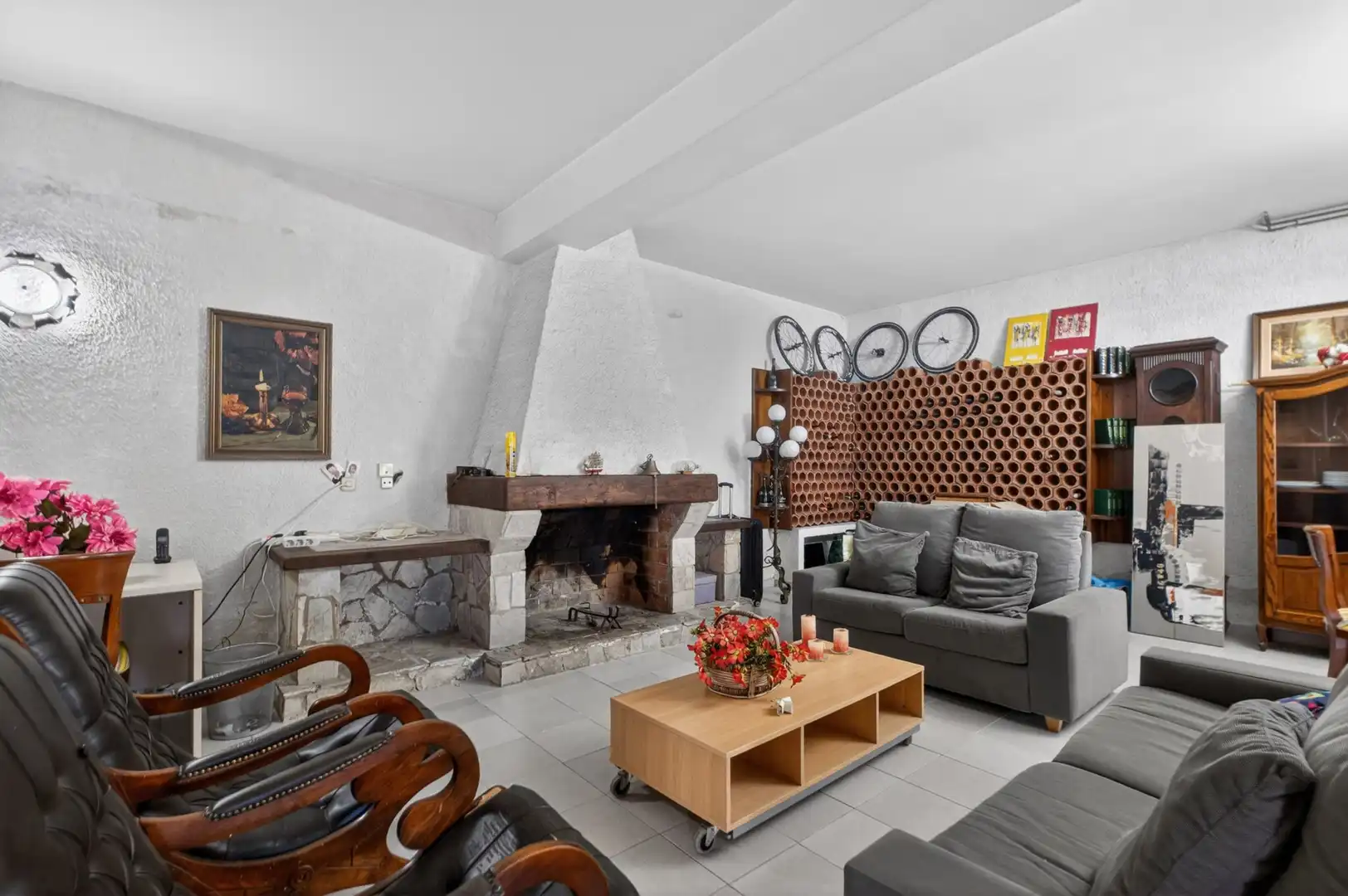 Wohnzimmer von Haus oder Chalet zum Verkauf in Quart mit Klimaanlage, Heizung und Abstellraum