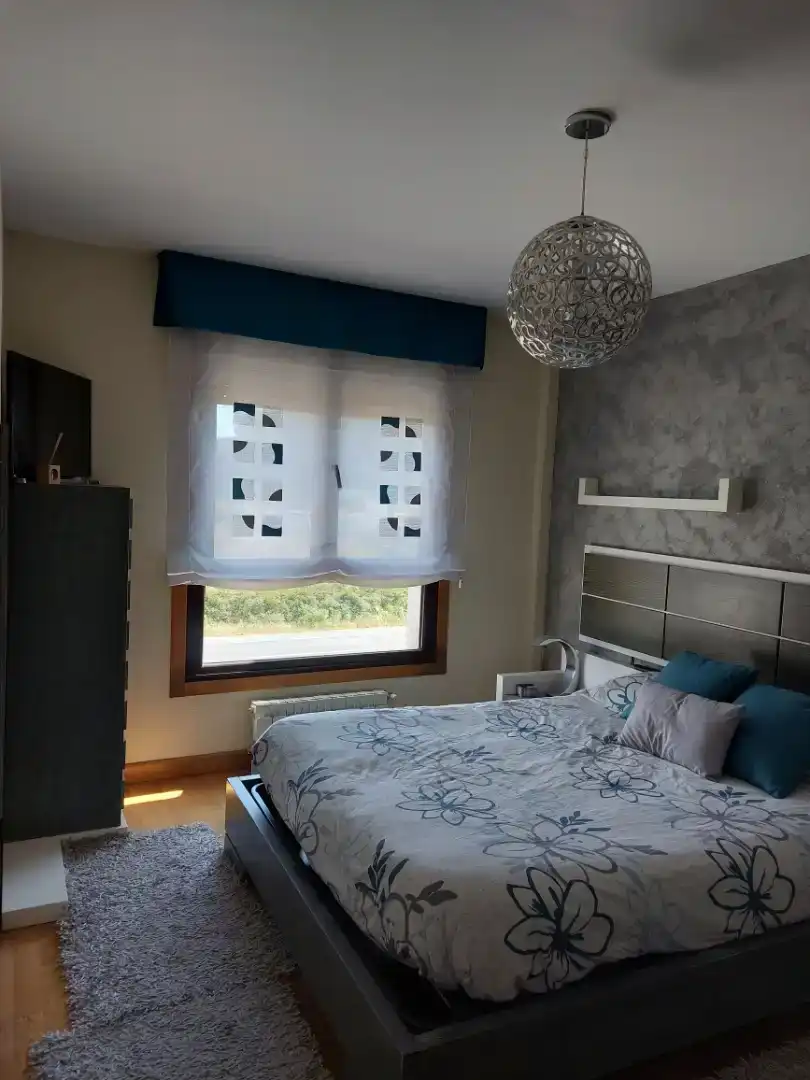 Bedroom of Flat for rent in Outeiro de Rei  with Parquet flooring and Furnished