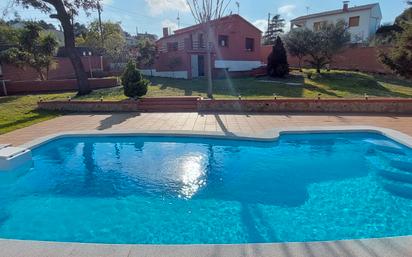 Swimming pool of House or chalet for sale in La Torre de Claramunt  with Heating, Private garden and Terrace