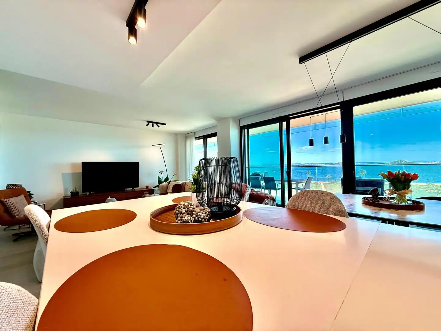 Dining room of Flat for sale in Cartagena  with Air Conditioner, Heating and Private garden