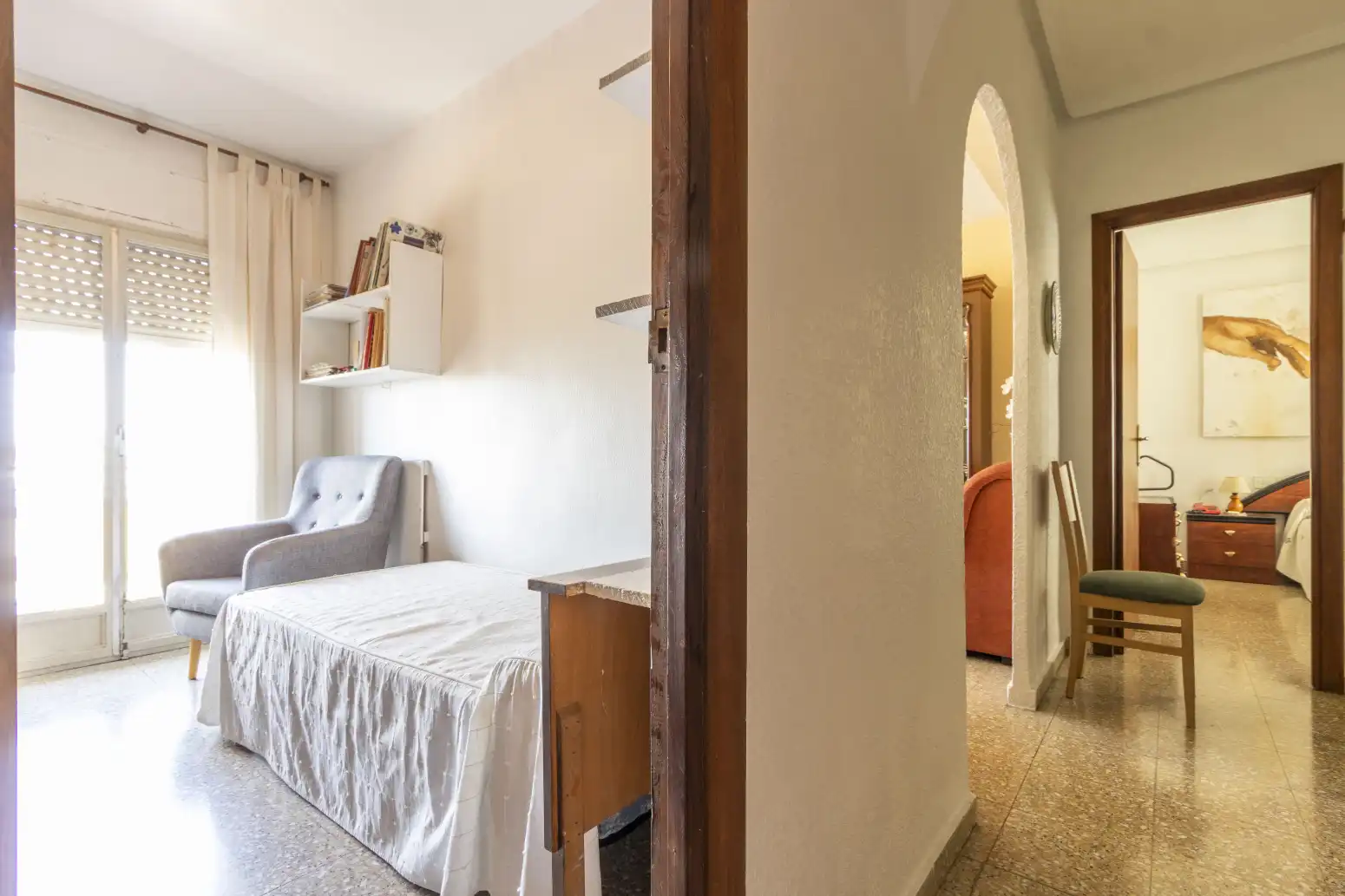 Bedroom of Flat for sale in Bonrepòs i Mirambell  with Balcony