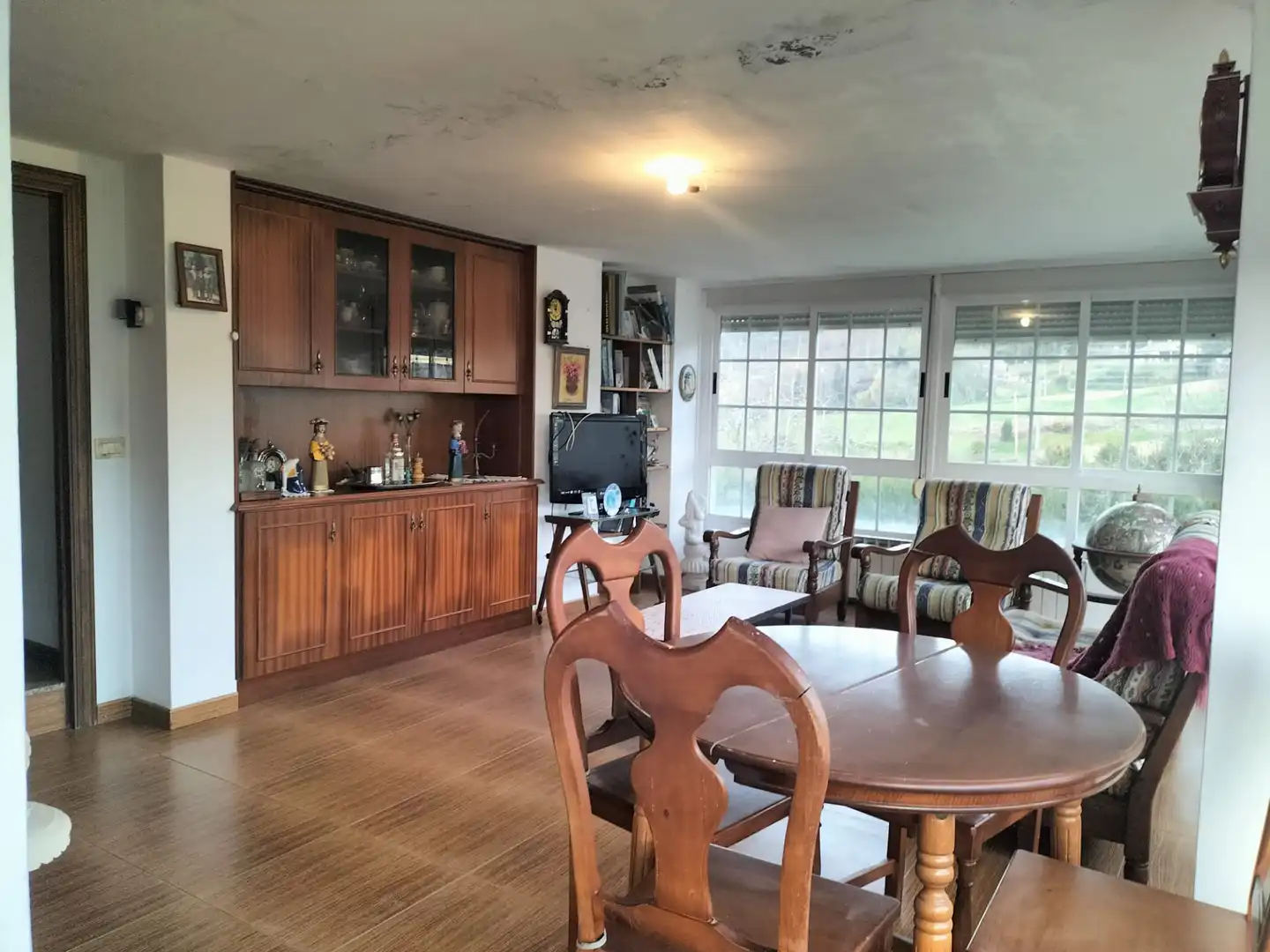 Dining room of Houses for sale in Abegondo  with Heating, Private garden and Parquet flooring