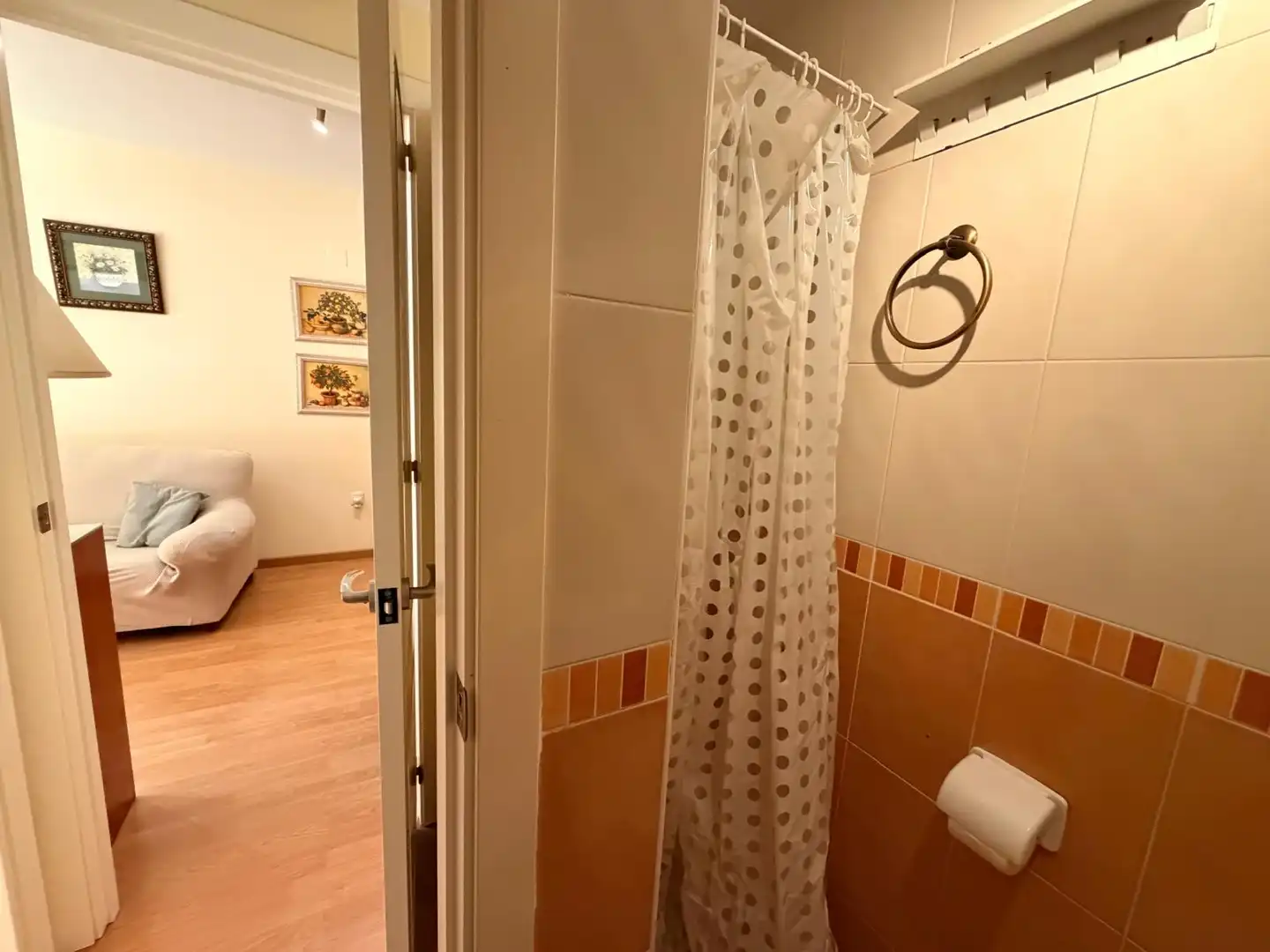 Bathroom of Flat for rent in Huelva  with Air Conditioner, Heating and Parquet flooring