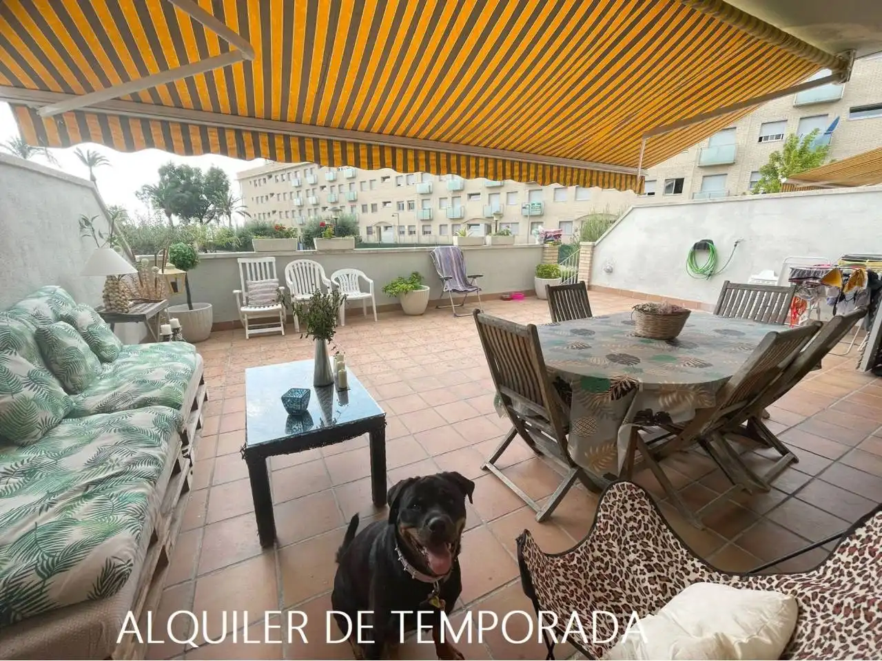 Terrassa de Pis de lloguer en Cubelles amb Calefacció, Terrassa i Moblat