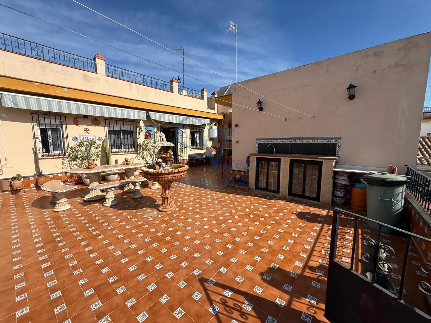 Terrassa de Casa o xalet en venda en Dos Hermanas amb Aire condicionat, Calefacció i Terrassa