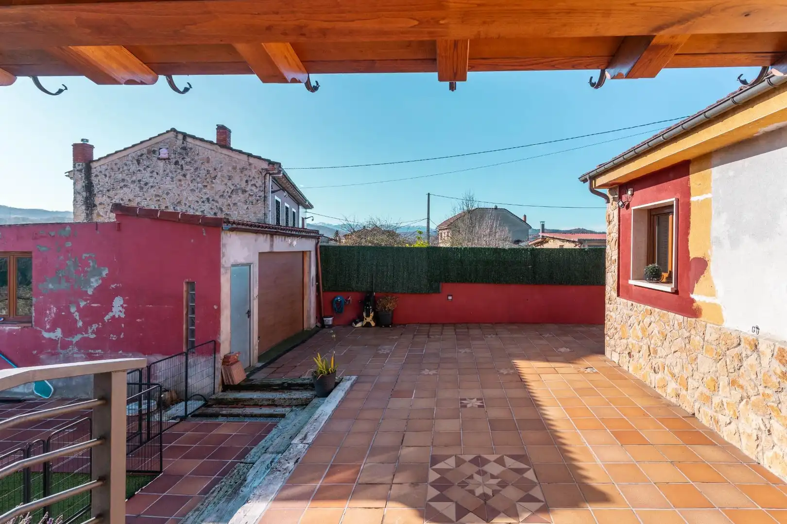 Terrassa de Casa o xalet en venda en Langreo amb Calefacció, Jardí privat i Terrassa