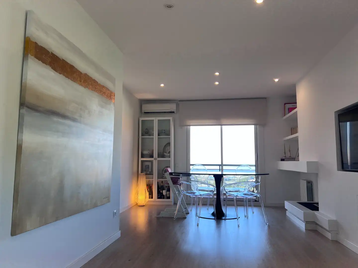 Dining room of Flat for sale in Vilassar de Dalt  with Air Conditioner, Heating and Parquet flooring