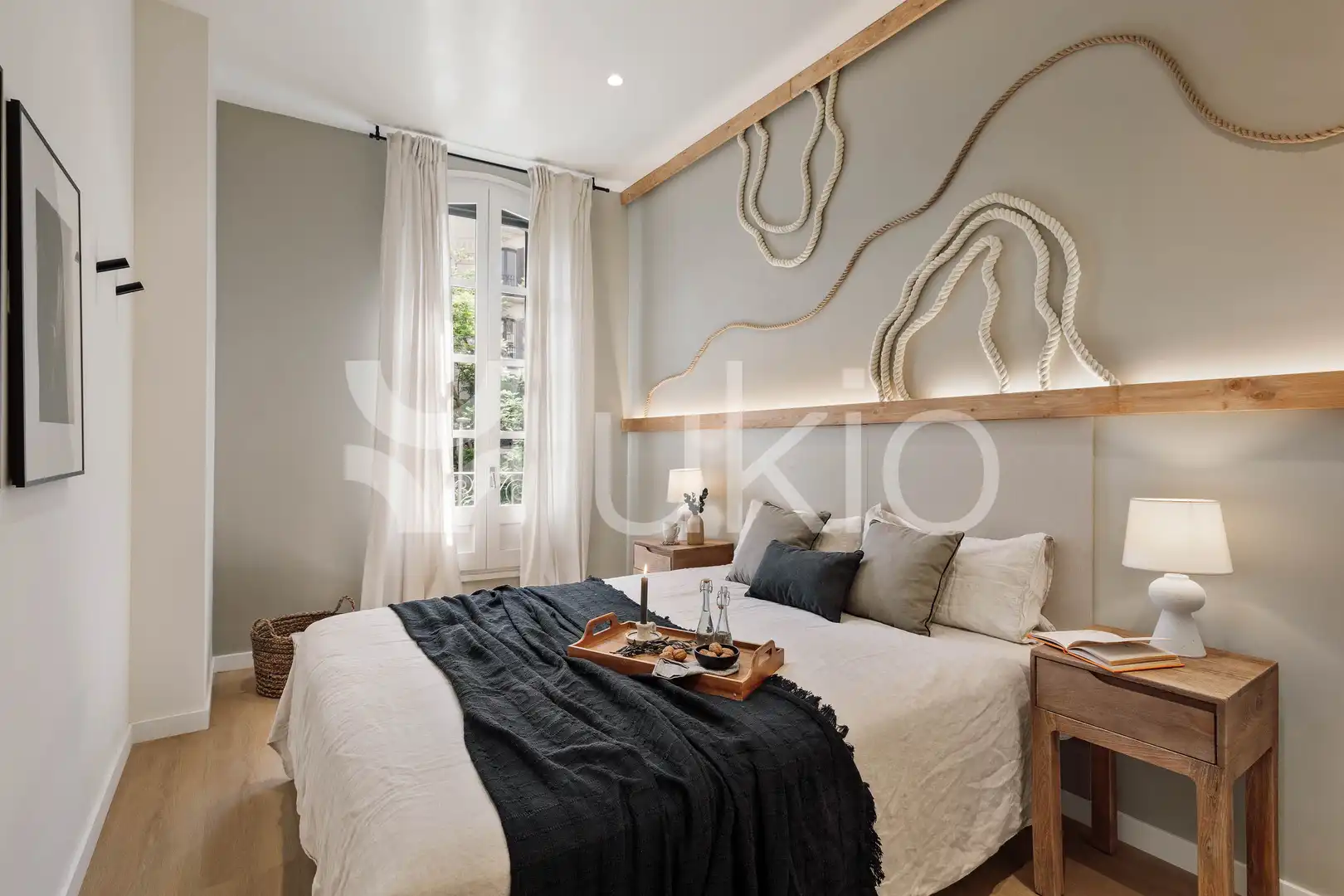 Habitación de Apartamento de alquiler en Barcelona con Aire acondicionado, Calefacción y Terraza