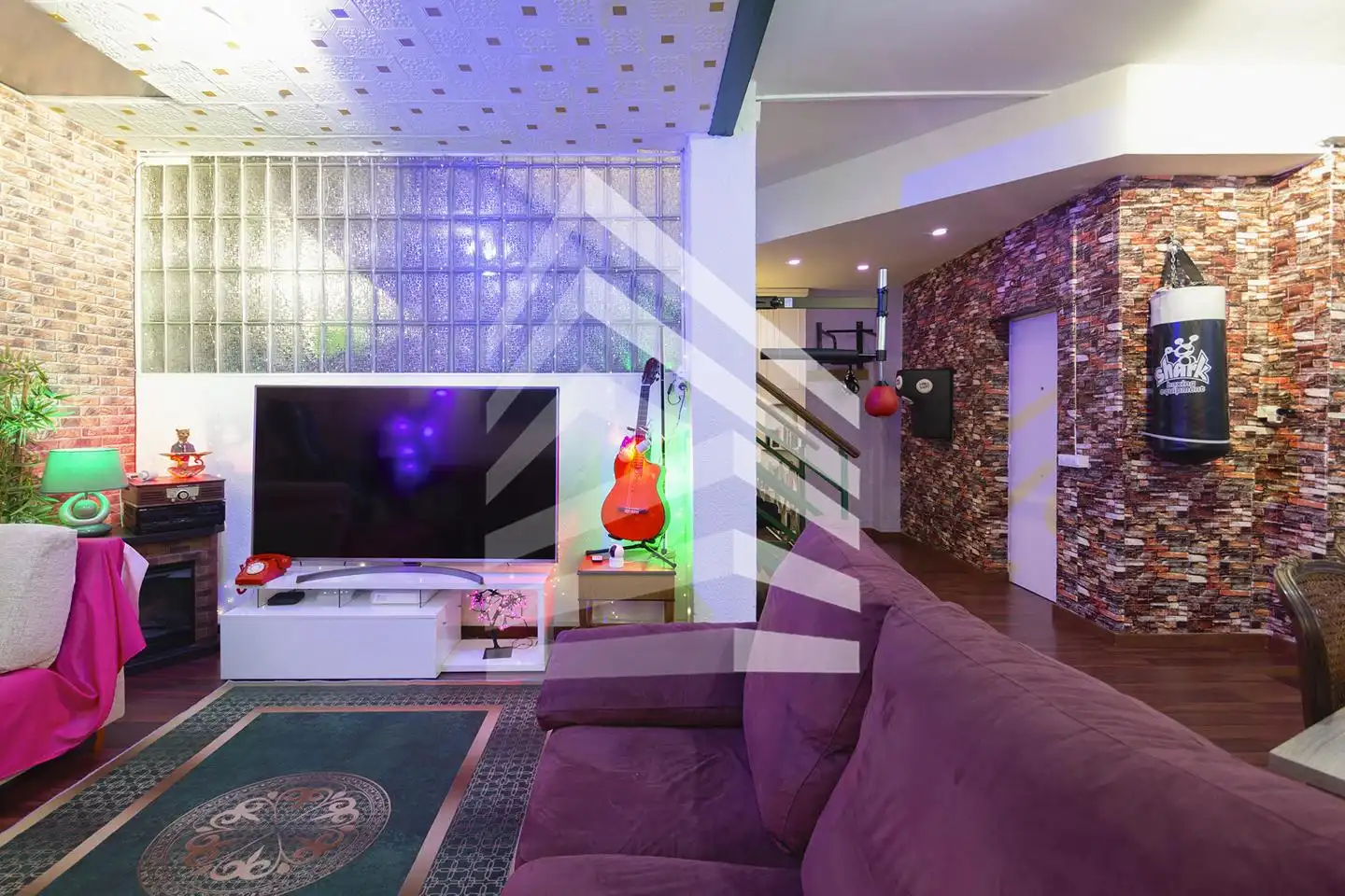 Sala de estar de Piso en venta en Barcelona con Aire acondicionado, Terraza y Amueblado