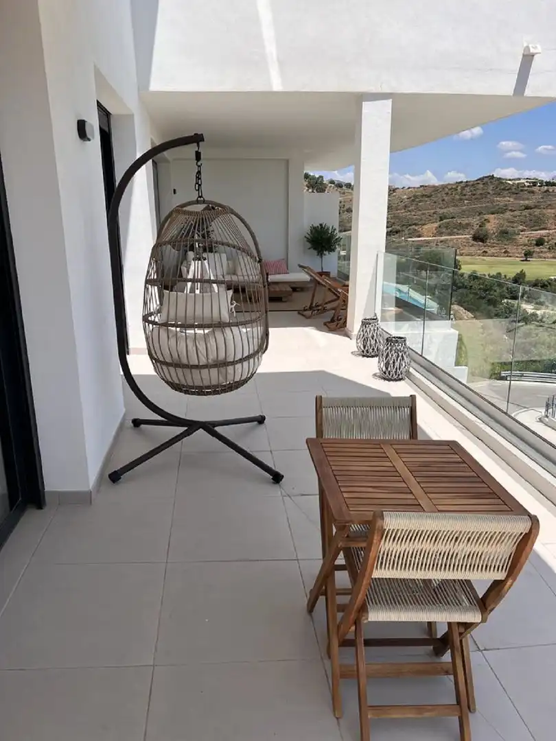 Terrasse von Wohnungen zum Verkauf in Mijas mit Klimaanlage, Terrasse und Schwimmbad