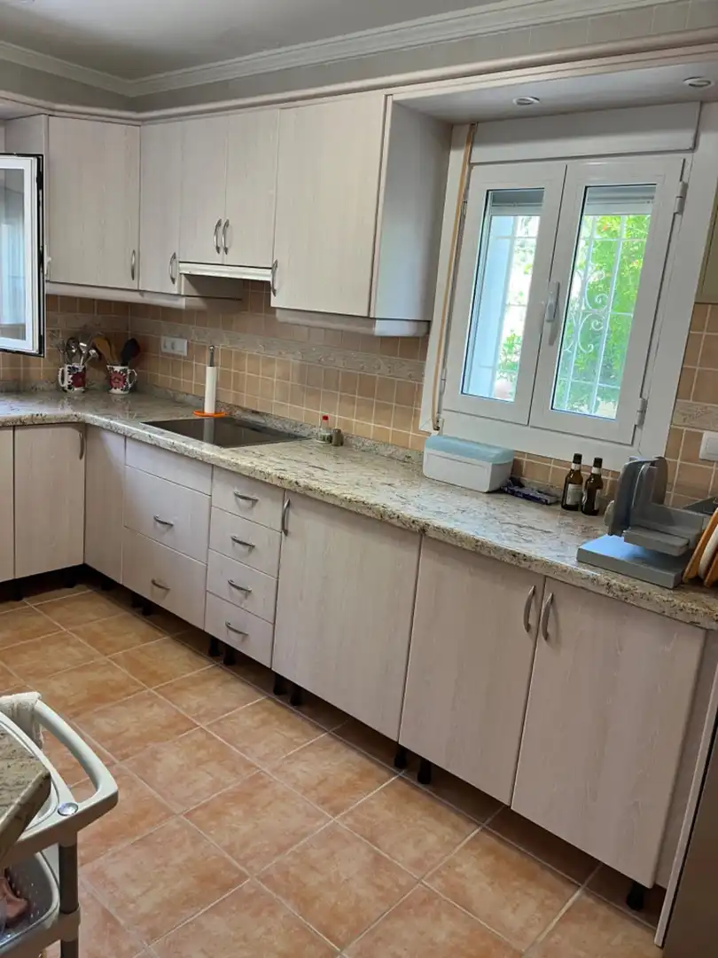Cuina de Casa o xalet en venda en Benissa amb Aire condicionat, Calefacció i Jardí privat