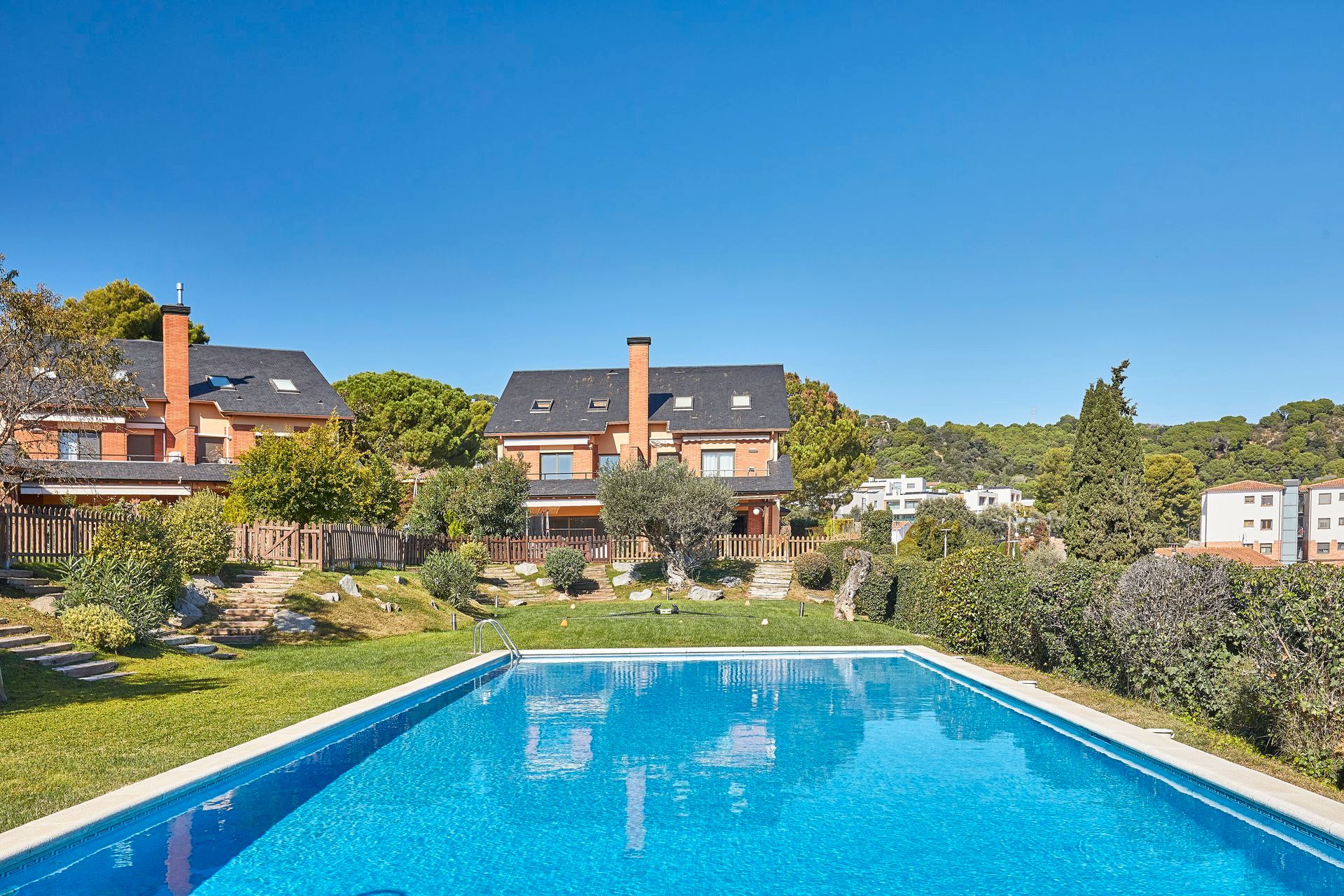 Jardí de Casa adosada en venda en L'Ametlla del Vallès amb Aire condicionat, Calefacció i Jardí privat