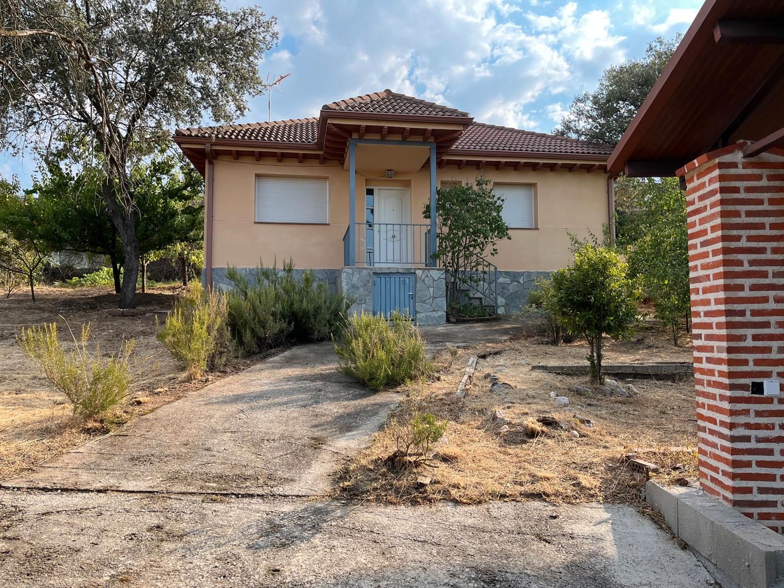 Exterior view of House or chalet for sale in Peñalba de Ávila  with Heating, Private garden and Terrace