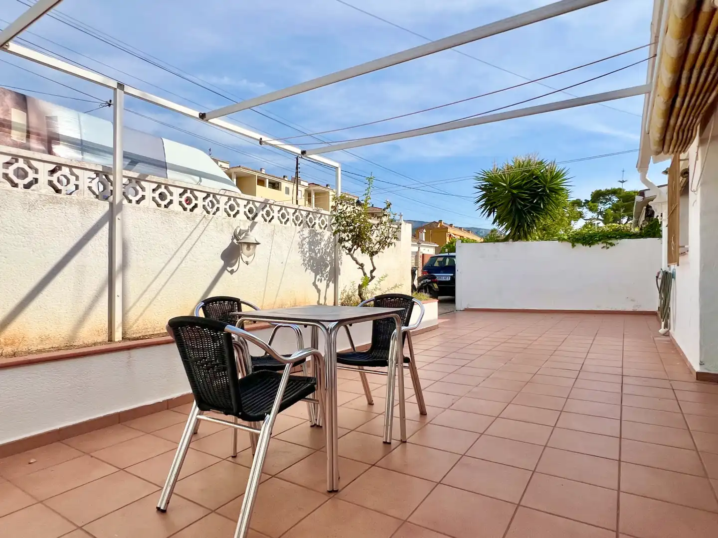 Terrassa de Casa adosada en venda en Dénia amb Aire condicionat, Calefacció i Jardí privat