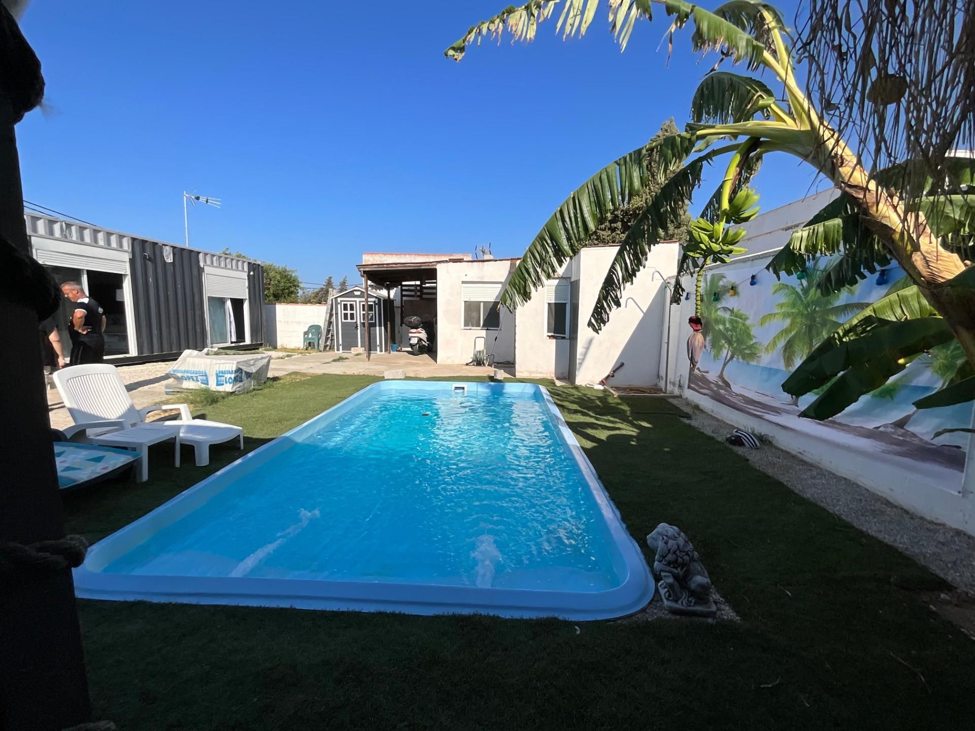 Swimming pool of House or chalet for sale in Chiclana de la Frontera  with Private garden, Storage room and Swimming Pool