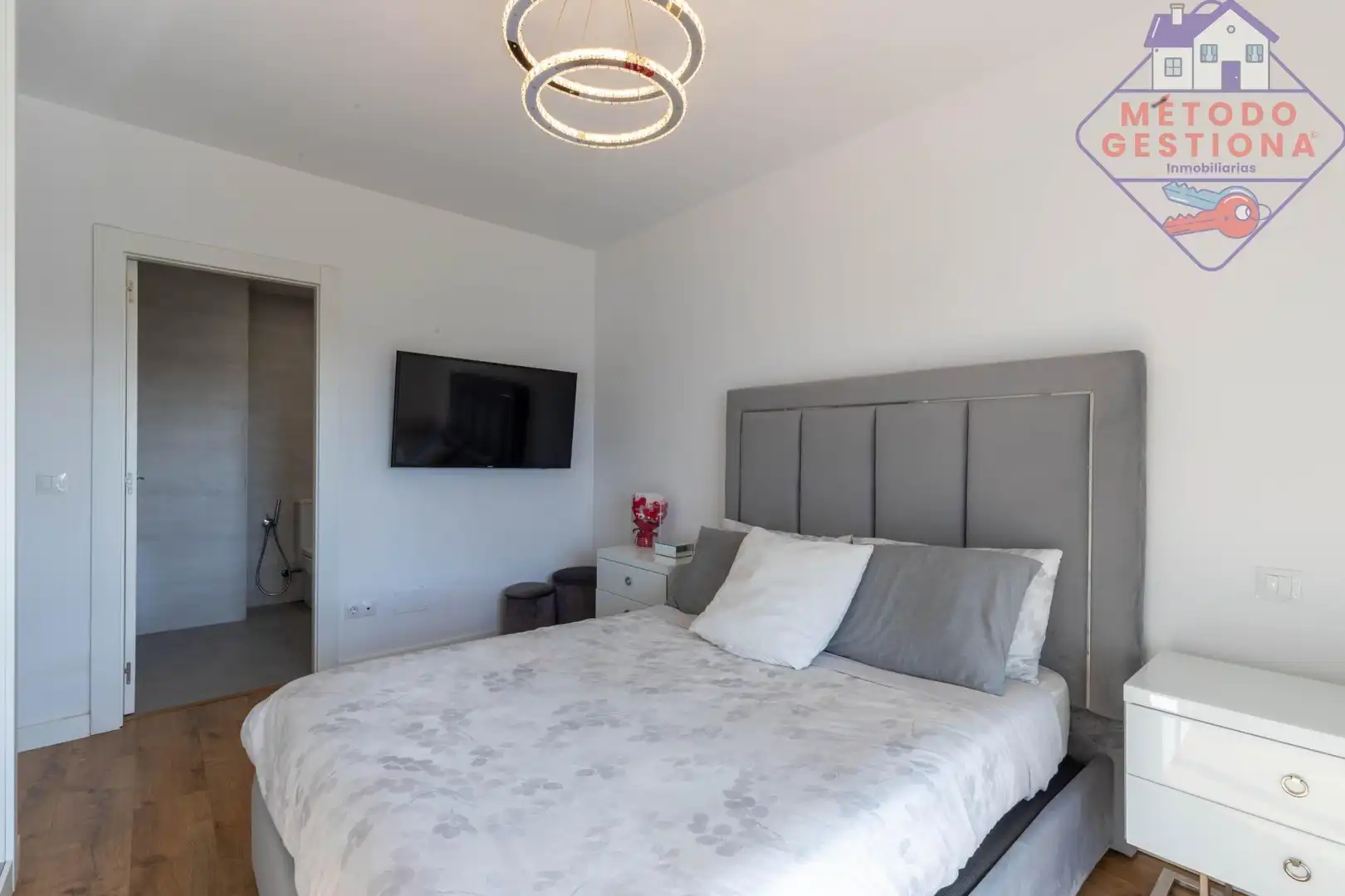 Bedroom of Ground floor for sale in Santander  with Heating, Private garden and Parquet flooring