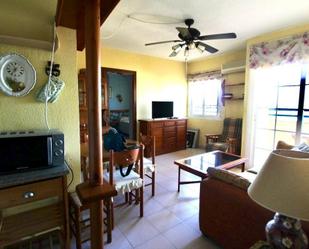 Sala d'estar de Apartament de lloguer en Roquetas de Mar amb Terrassa