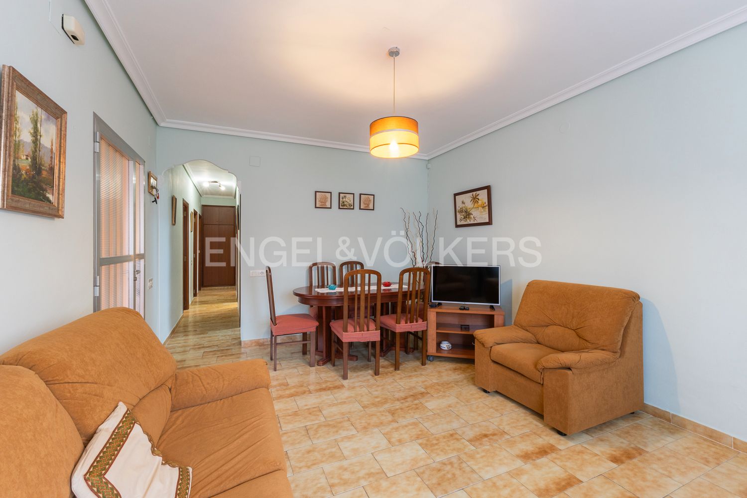 Sala d'estar de Casa o xalet en venda en Burriana / Borriana amb Aire condicionat, Calefacció i Jardí privat