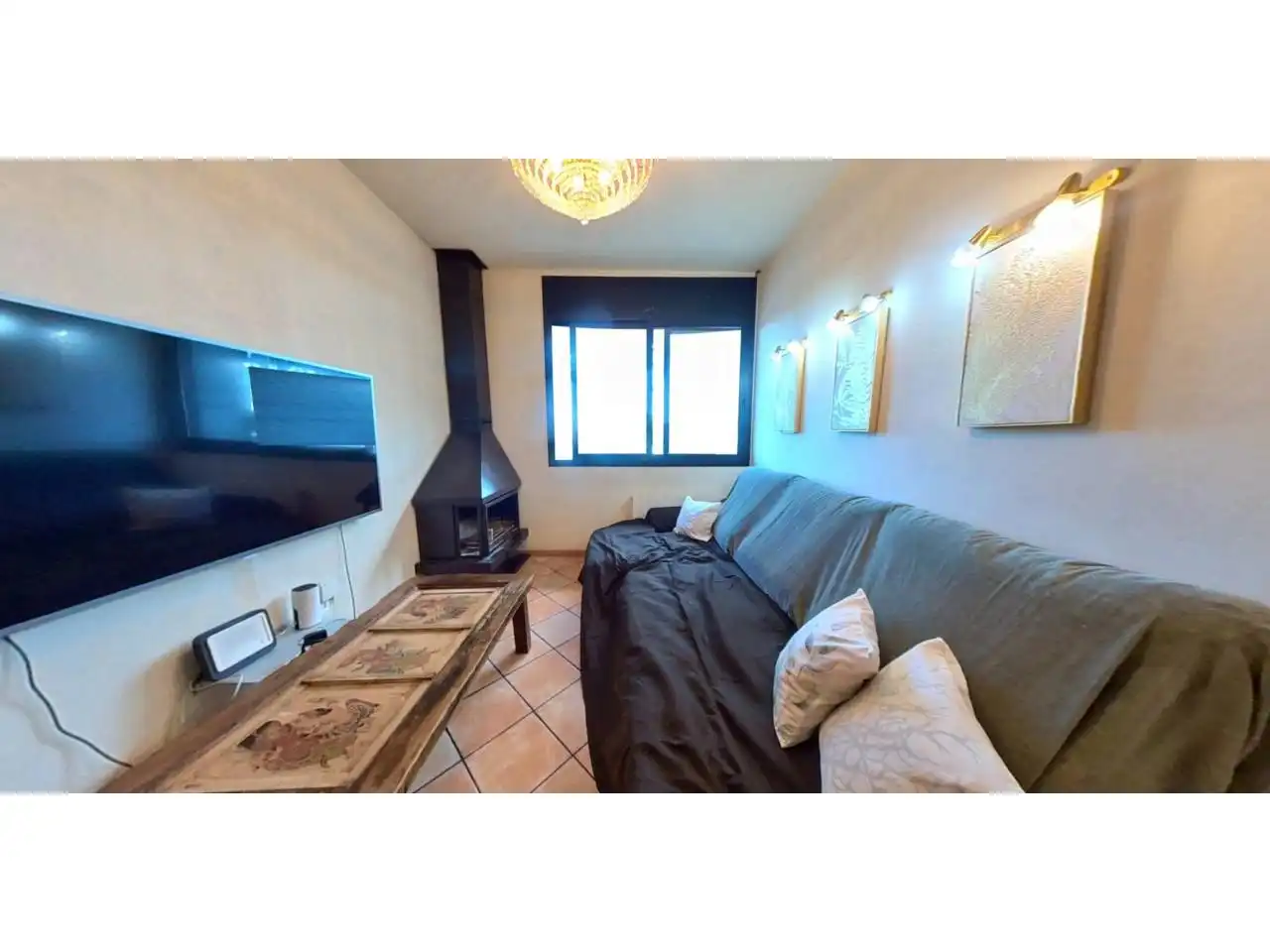 Sala de estar de Piso en venta en Badalona con Aire acondicionado, Calefacción y Terraza