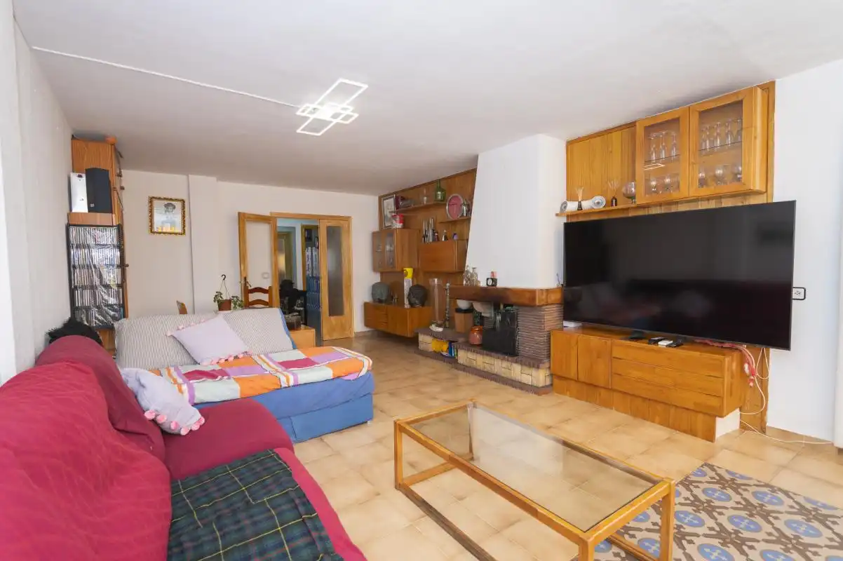 Sala de estar de Piso en venta en Sant Antoni de Portmany con Aire acondicionado y Calefacción